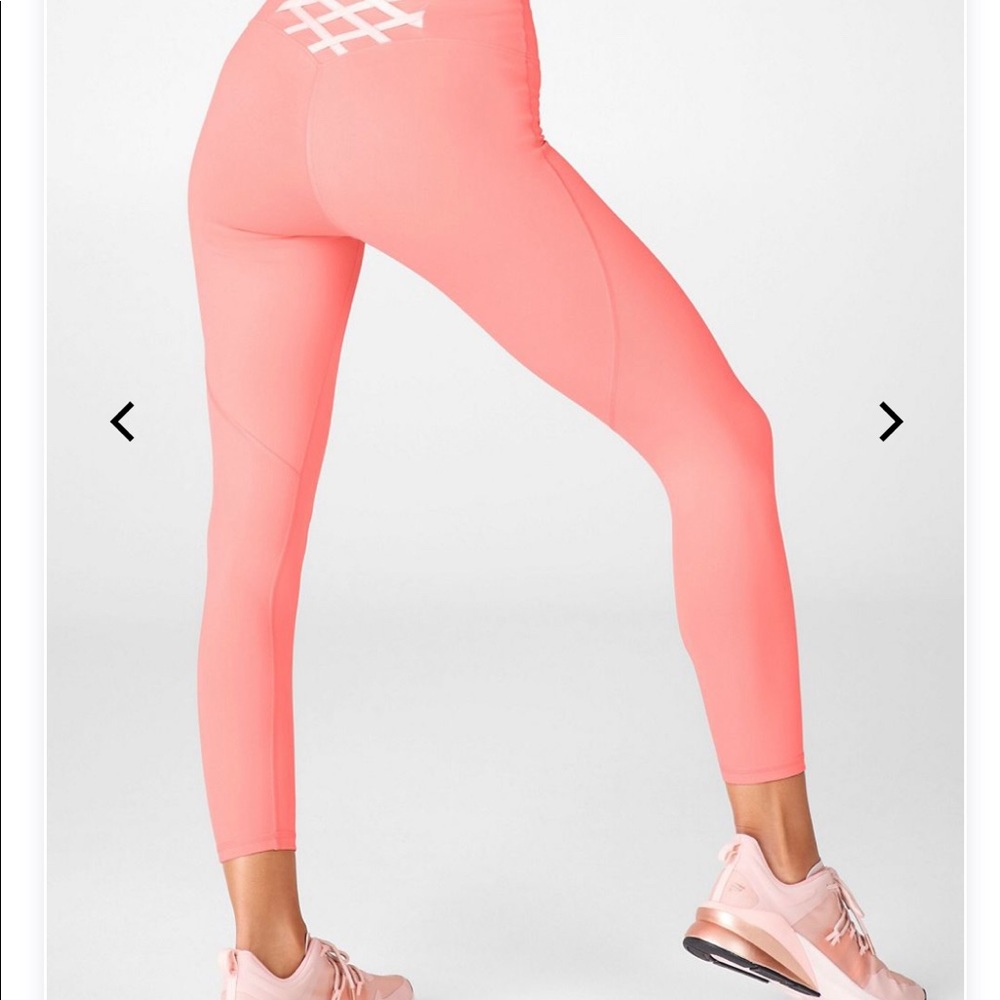 Fabletics The Boost Leggings Sorbet Color as shown - Picture 2 of 3